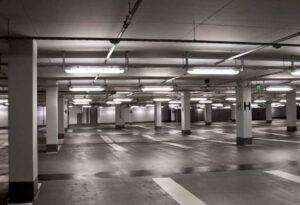 Oklahoma City area parking garage facility pressure washing