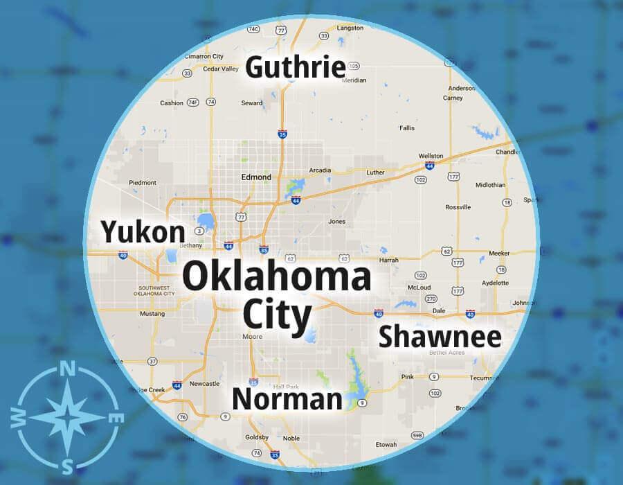 Matt's Pressure Washing Service LLC | Service-Area-MAP