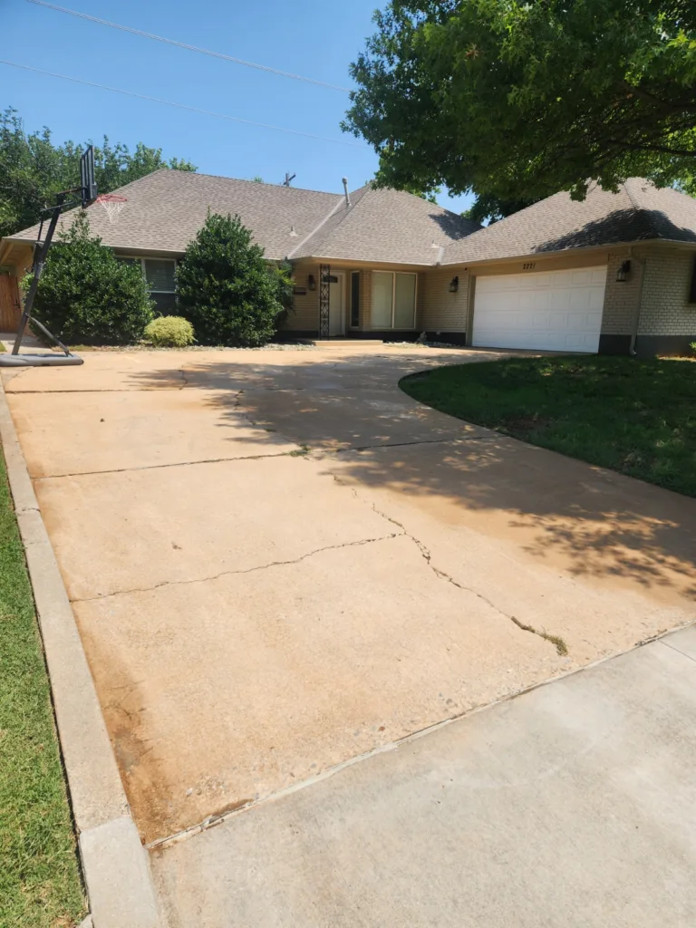 driveway pressure washing
