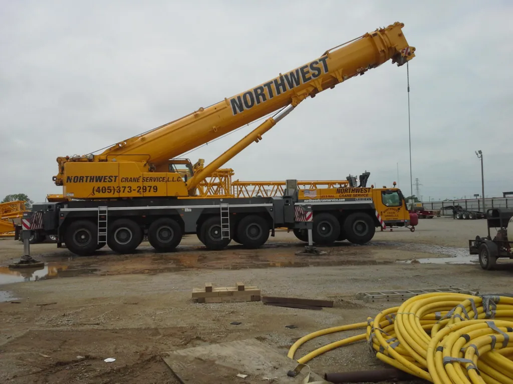 After heavy equipment pressure washing and degreasing service