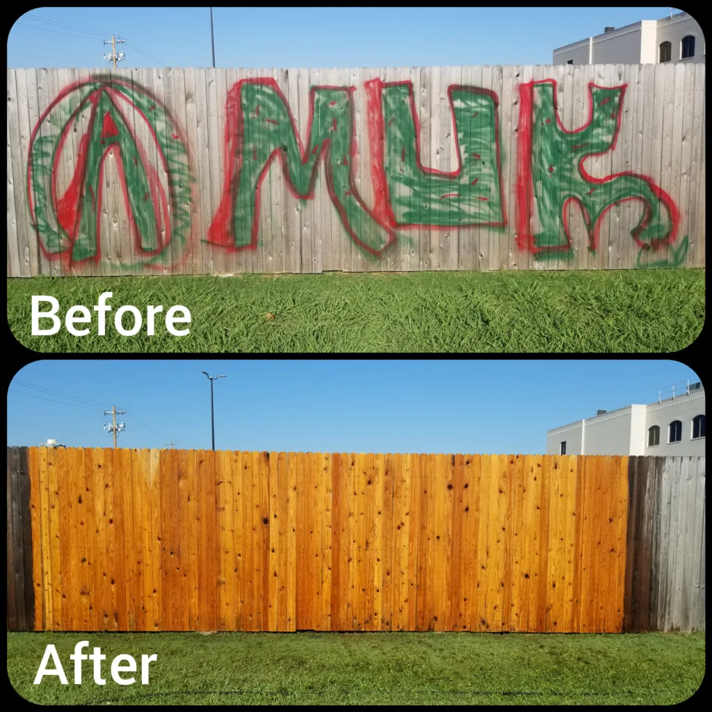 Graffiti Removal Before After