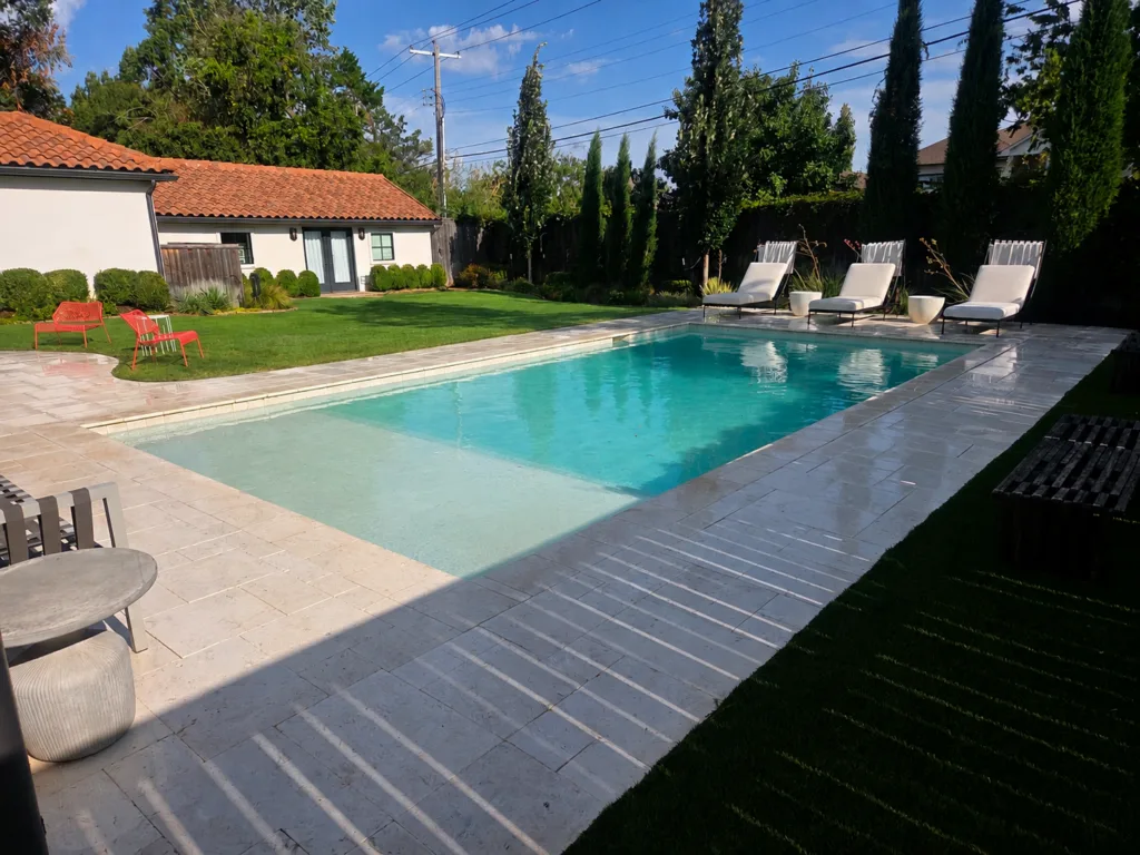 Soft wash pool deck pressure washing service in Nichols Hills Oklahoma